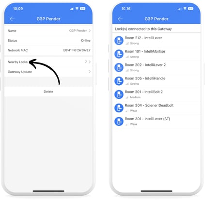 TTLock App_Nearby Locks