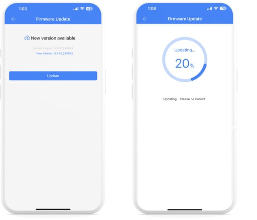 TTLock App_Firmware update