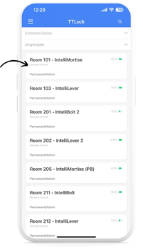 TTLock App_Select lock