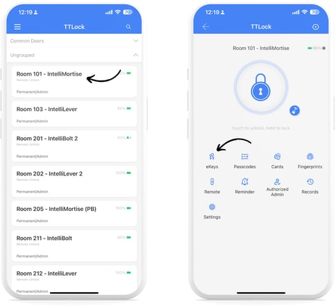 TTLock App_eKeys